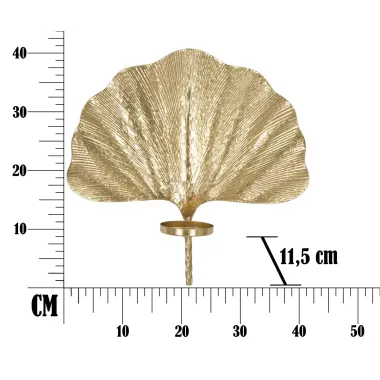 P/CAND DA ŚCIANY GLAM LEAF 41 11,5 40 cm MIN 2